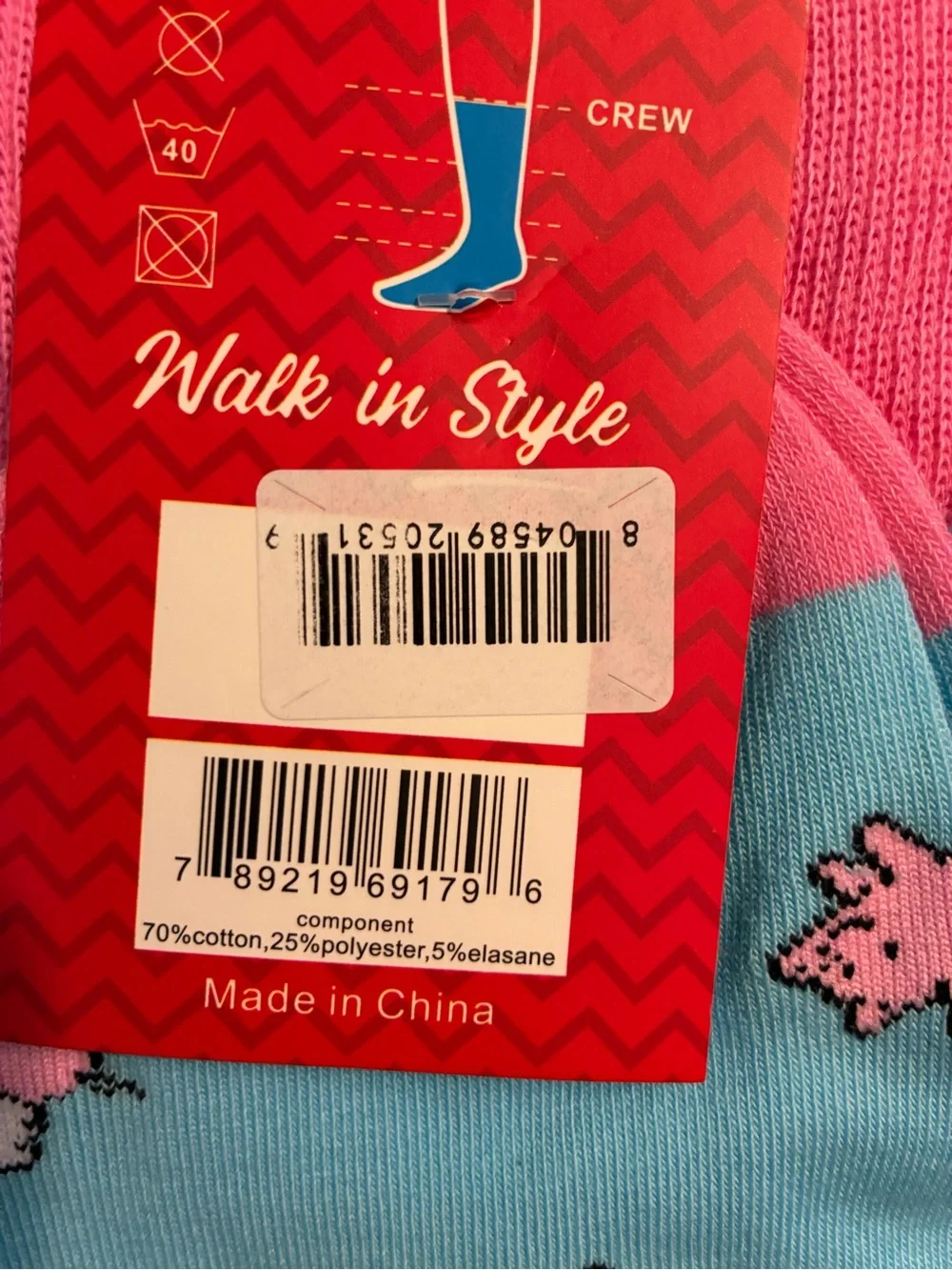 Sillies Flying Pig Novelty Socks One Size Fits Most NWT